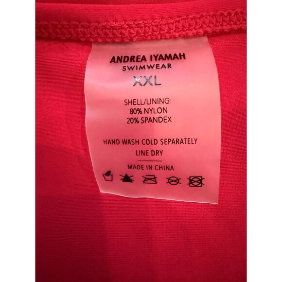 NWT Andrea Iyamah Red Maven Bikini Bottom Waist‎ Tie XXL Swimwear - Picture 4 of 7